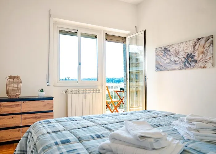 Appartamento 2 2 Bagni Balcone Vista Wifi Nuovo Salario *